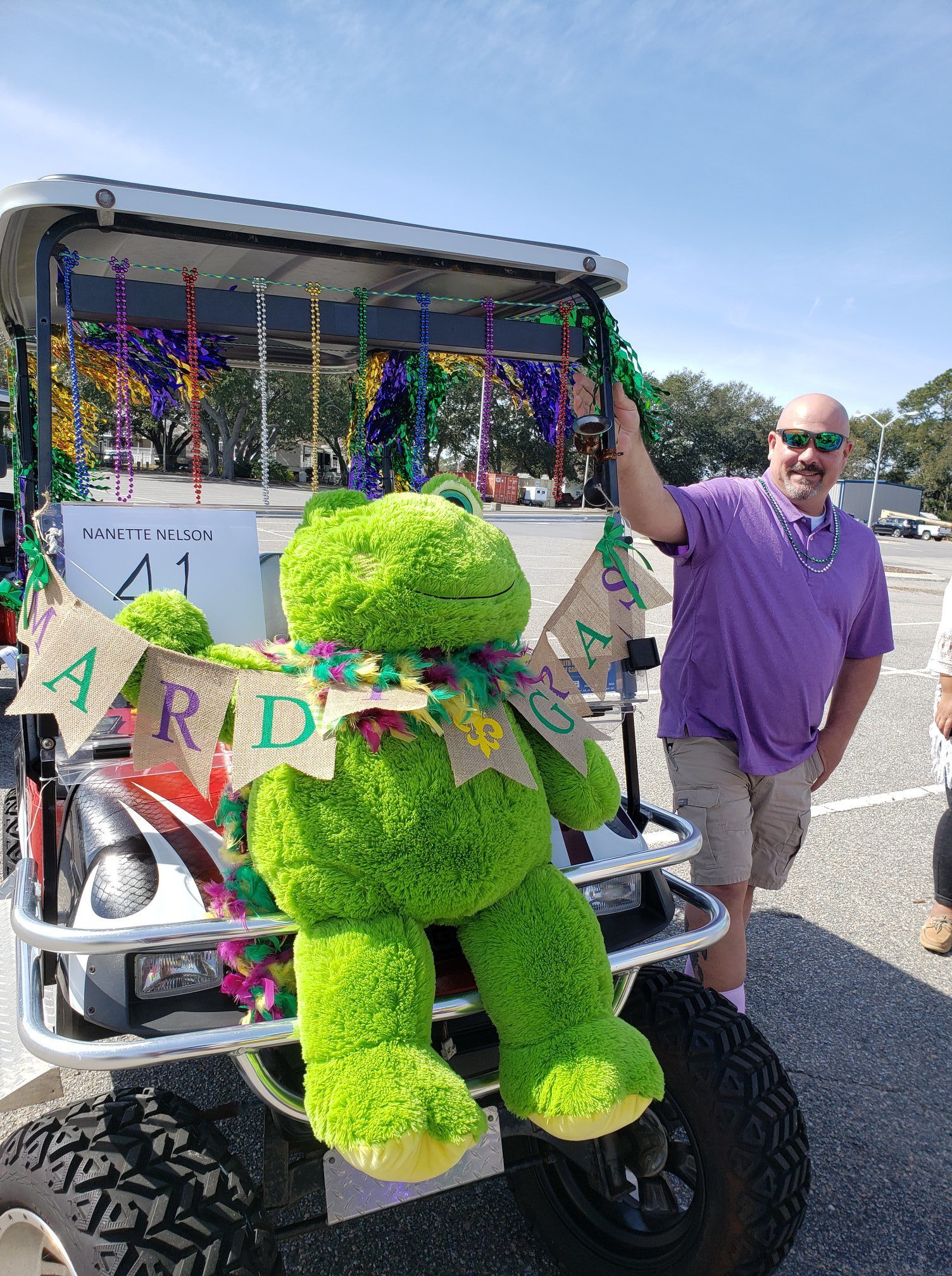 LuLus North Myrtle Beach Mardi Gras Golf Cart Parade