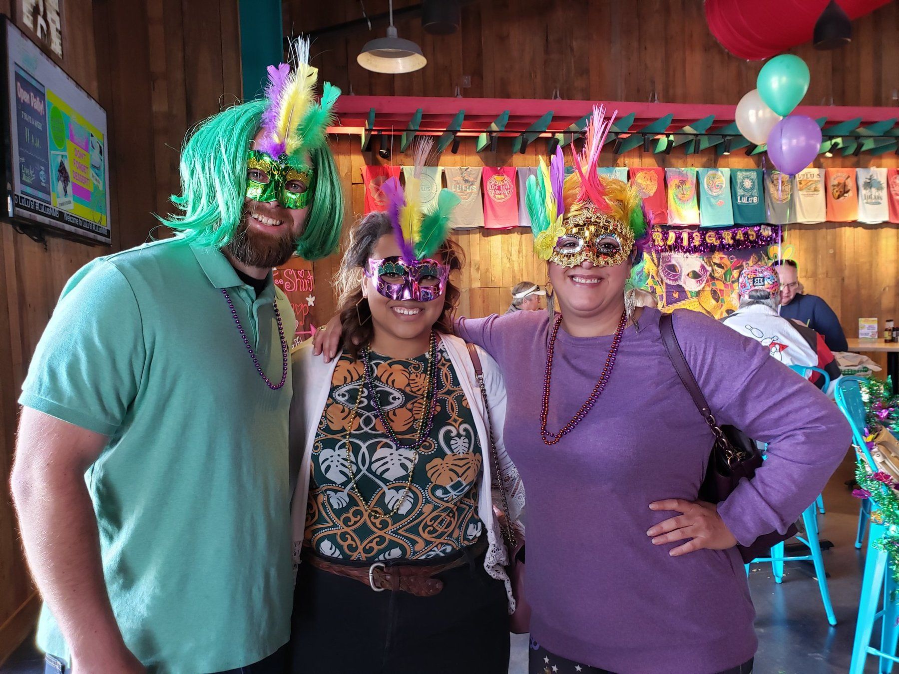 LuLus North Myrtle Beach Mardi Gras Golf Cart Parade